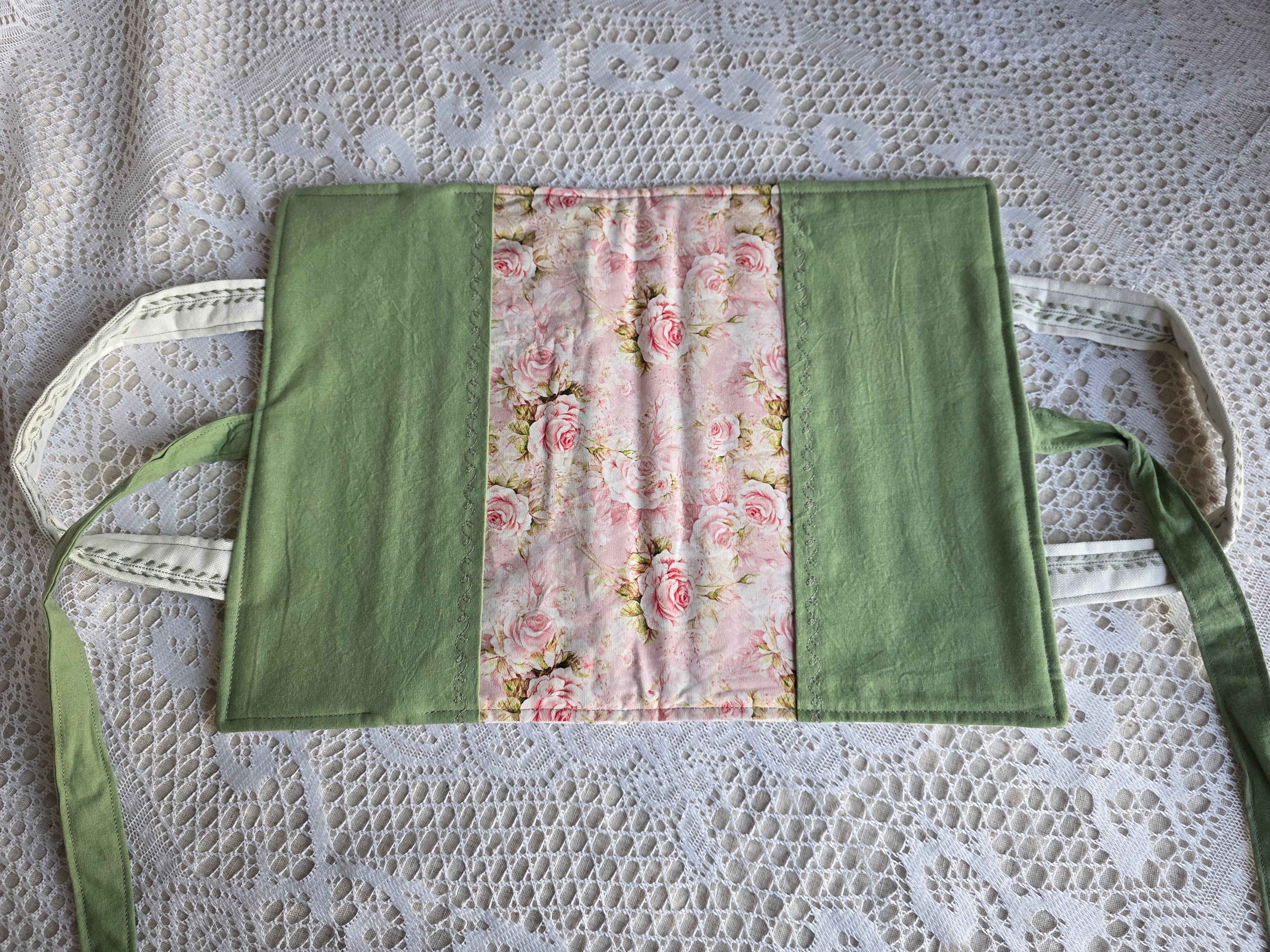 Sage Green & Elephants Mom Bundle | Sage Green & Elephants Bible Cover with Matching Burp Cloth | New Mom Gift | Mom Gift | Mother Gift