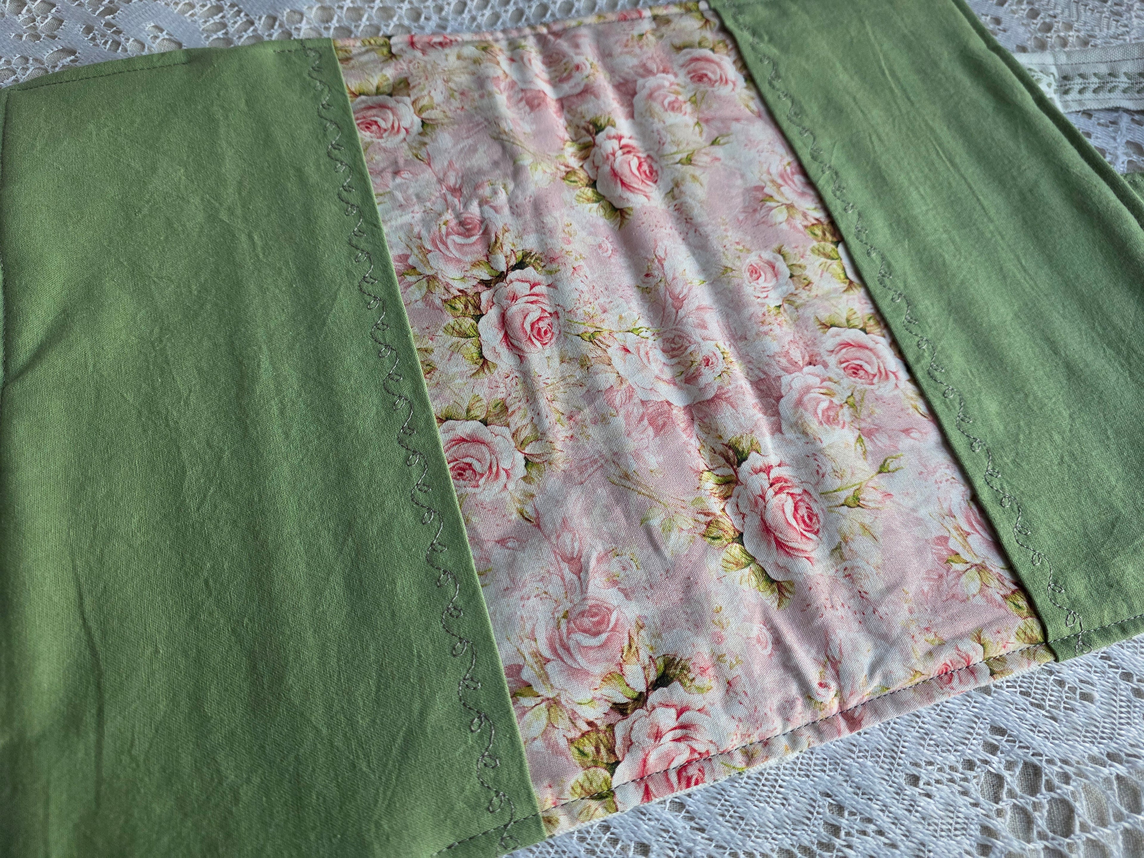 Sage Green & Elephants Mom Bundle | Sage Green & Elephants Bible Cover with Matching Burp Cloth | New Mom Gift | Mom Gift | Mother Gift