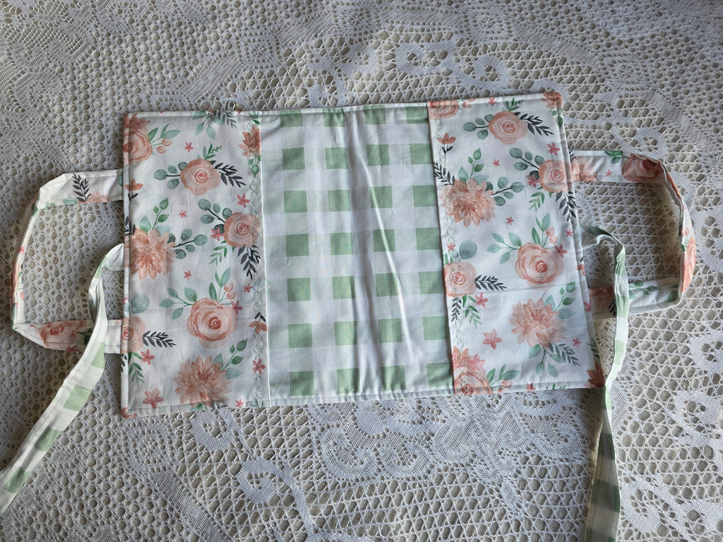 Pink Floral Mom Bundle | Pink Floral Bible Cover with Matching Burp Cloth | New Mom Gift | Mom Gift | Mother Gift
