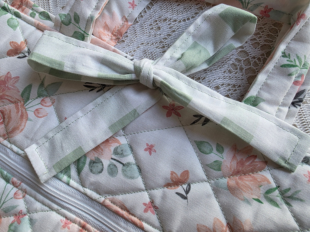 Pink Floral Mom Bundle | Pink Floral Bible Cover with Matching Burp Cloth | New Mom Gift | Mom Gift | Mother Gift