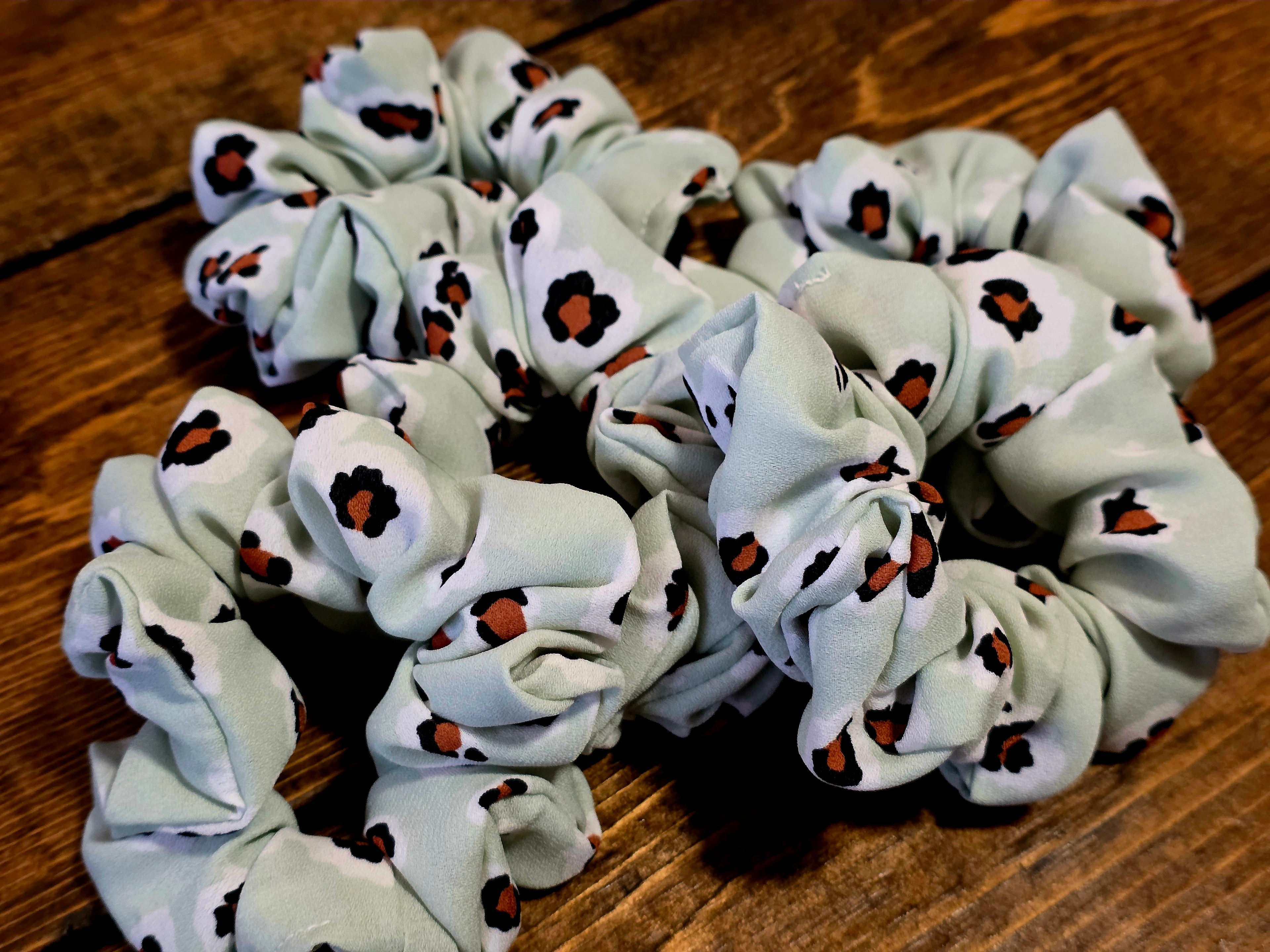 Chiffon Scrunchie | Floral Chiffon Scrunchie | Animal Print Scrunchie| Bohemian Scrunchie