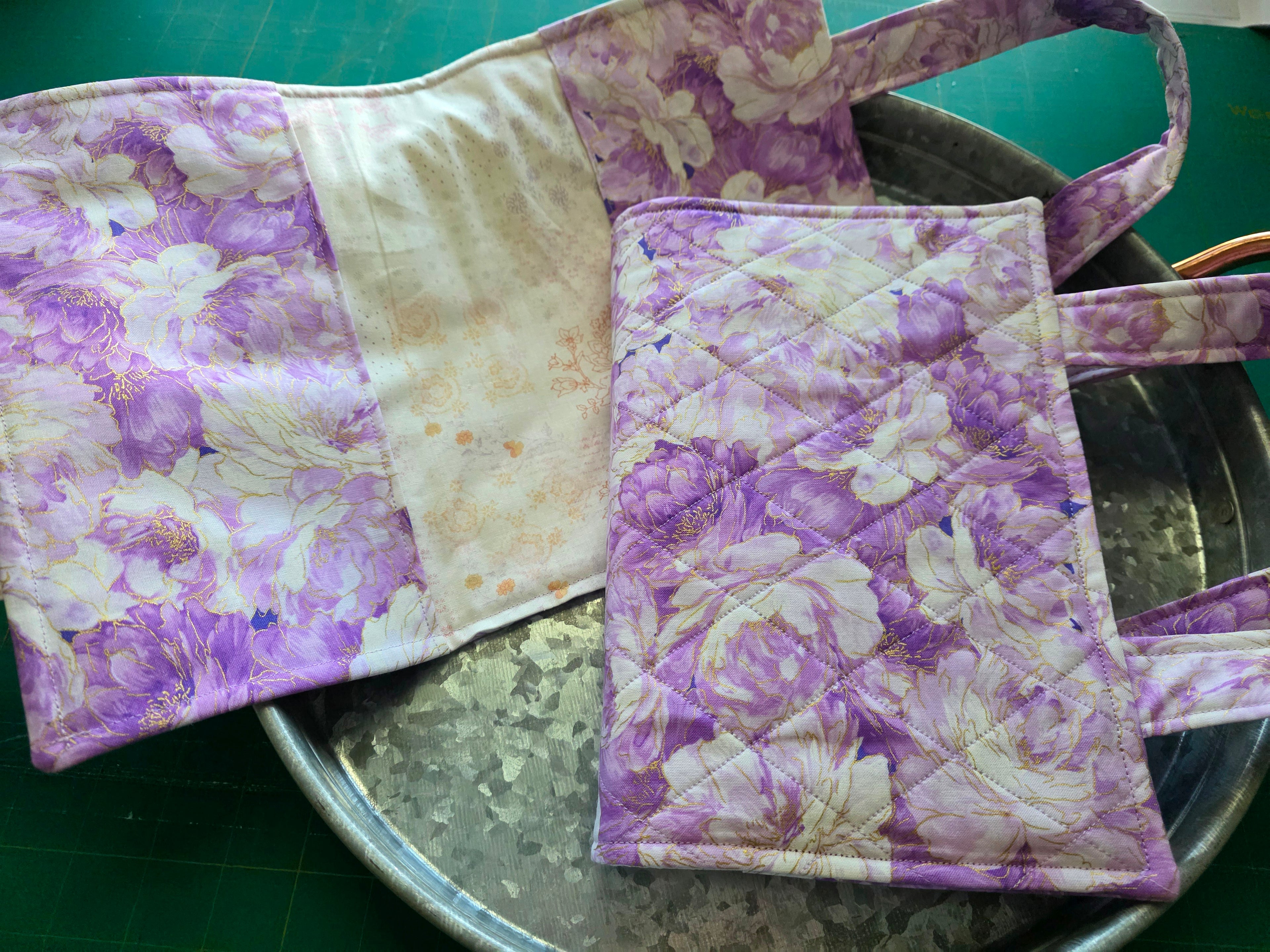 Quilted Bible/ Book Cover with Handles | Bible Study in Style | Book Club in Style