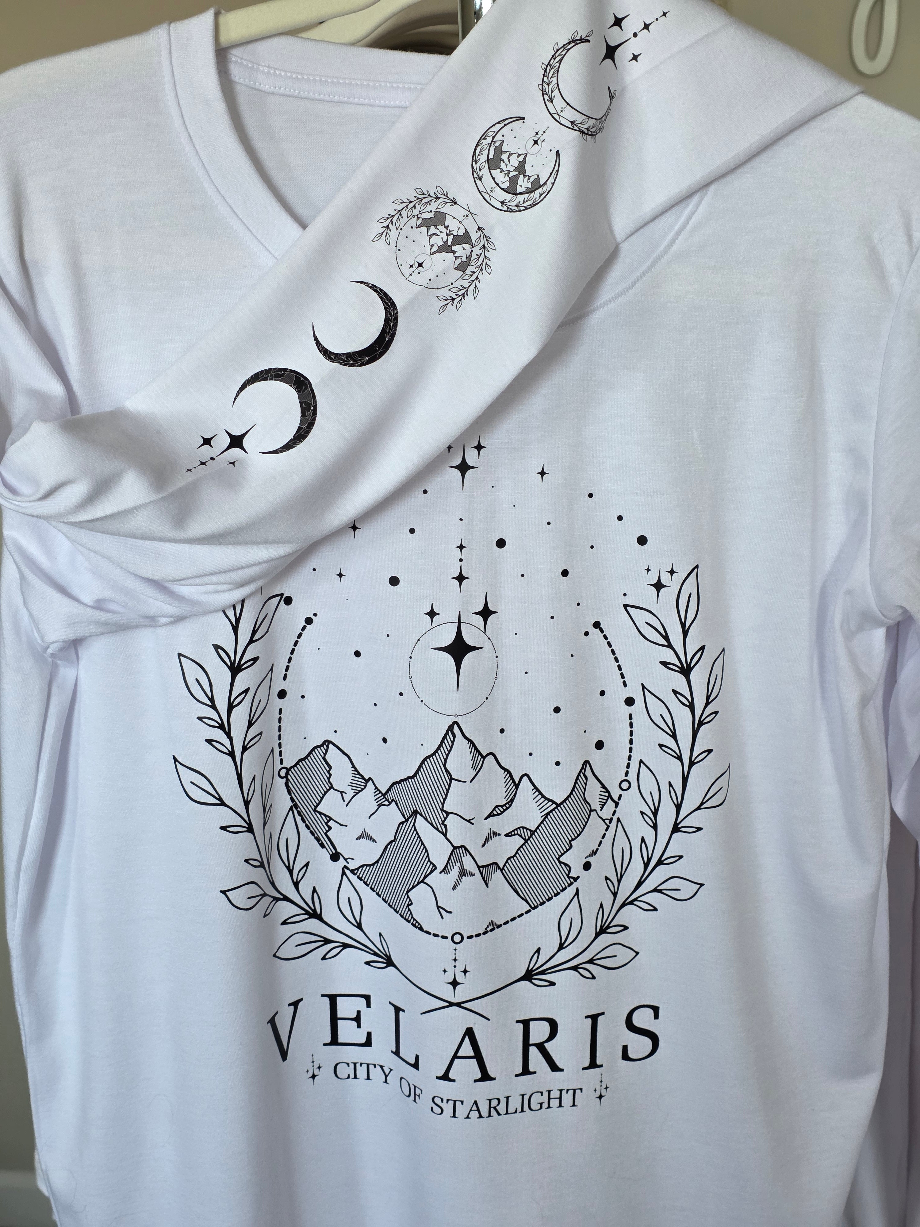 Romantasy Long-Sleeved Shirts | Velaris Shirt | ACOTAR | Fourth Wing Dragons | Book Lover Apparel | Bookish Shirt | Bibliophile Gifts