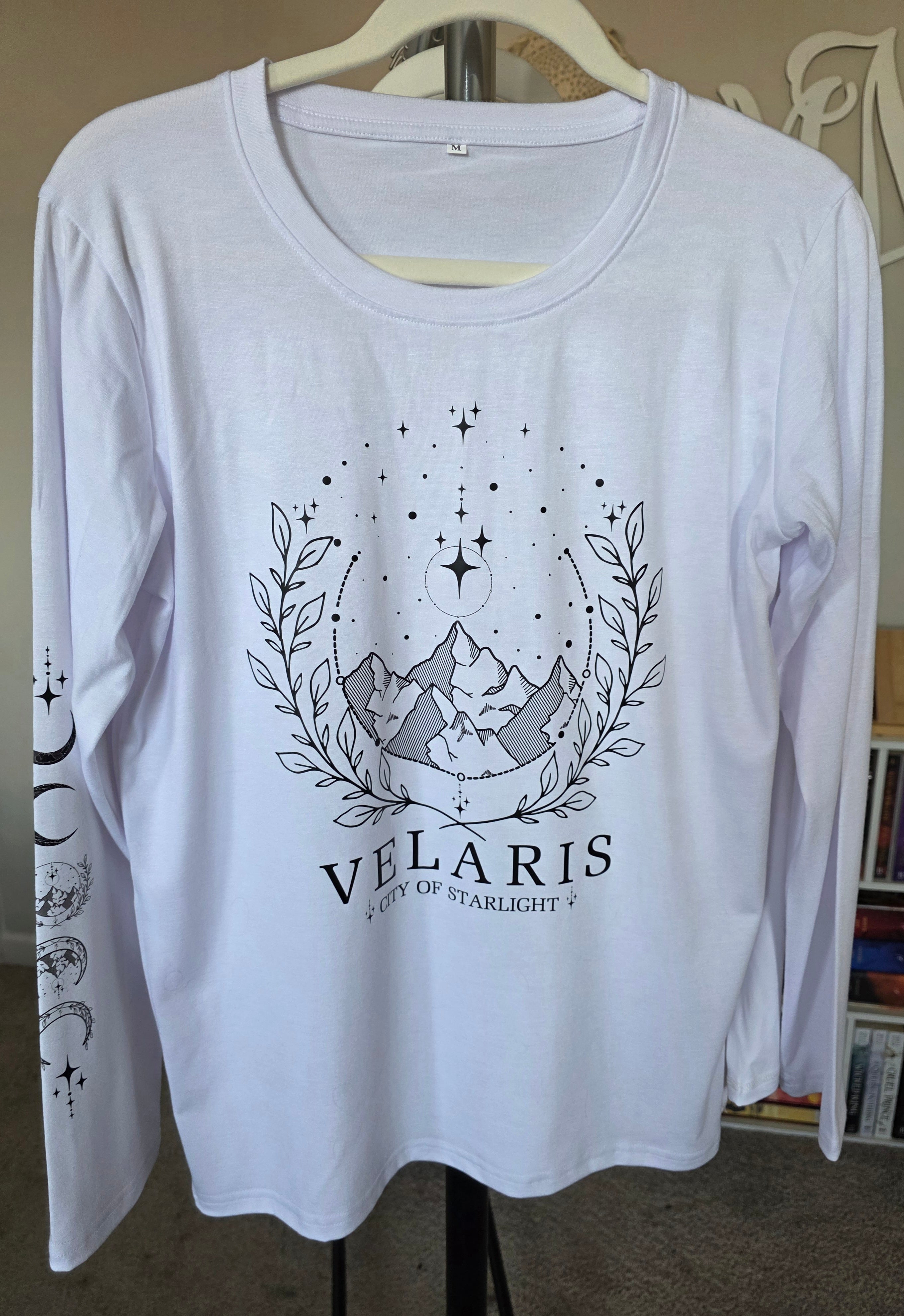 Romantasy Long-Sleeved Shirts | Velaris Shirt | ACOTAR | Fourth Wing Dragons | Book Lover Apparel | Bookish Shirt | Bibliophile Gifts