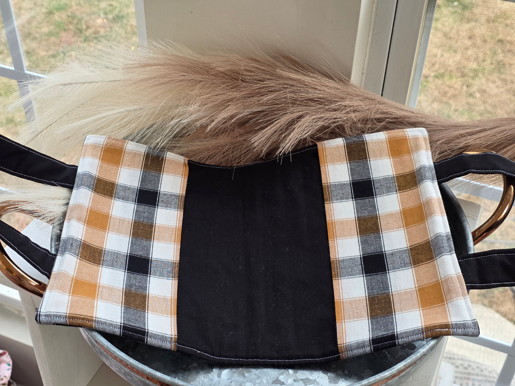 Quilted Bible/ Book Cover with Handles | Bible Study in Style | Book Club in Style