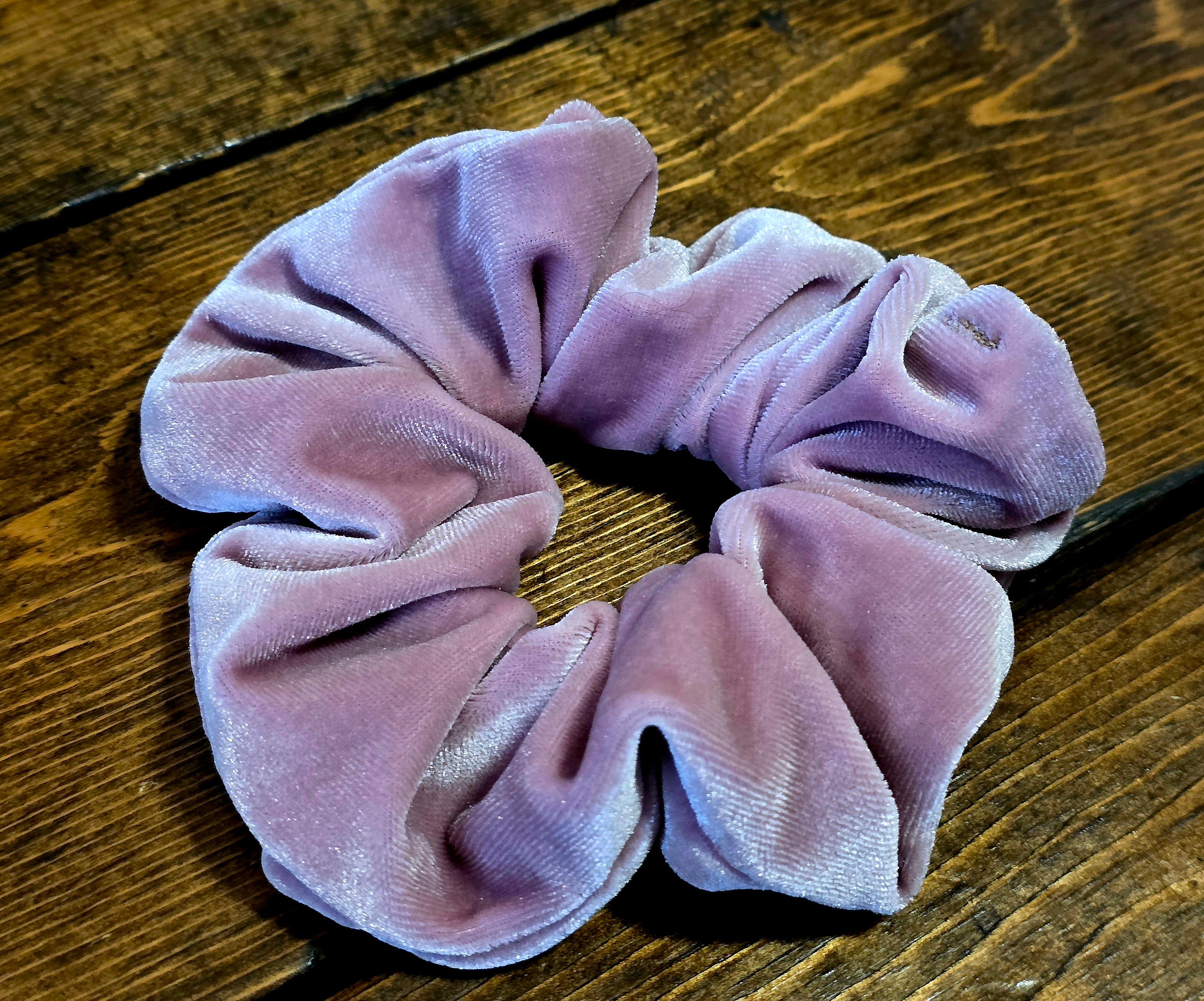 Velvet Scrunchies | Caramel Velvet Scrunchie | Blush Velvet Scrunchie | Ivory Velvet Scrunchie | Powder Blue Velvet Scrunchie