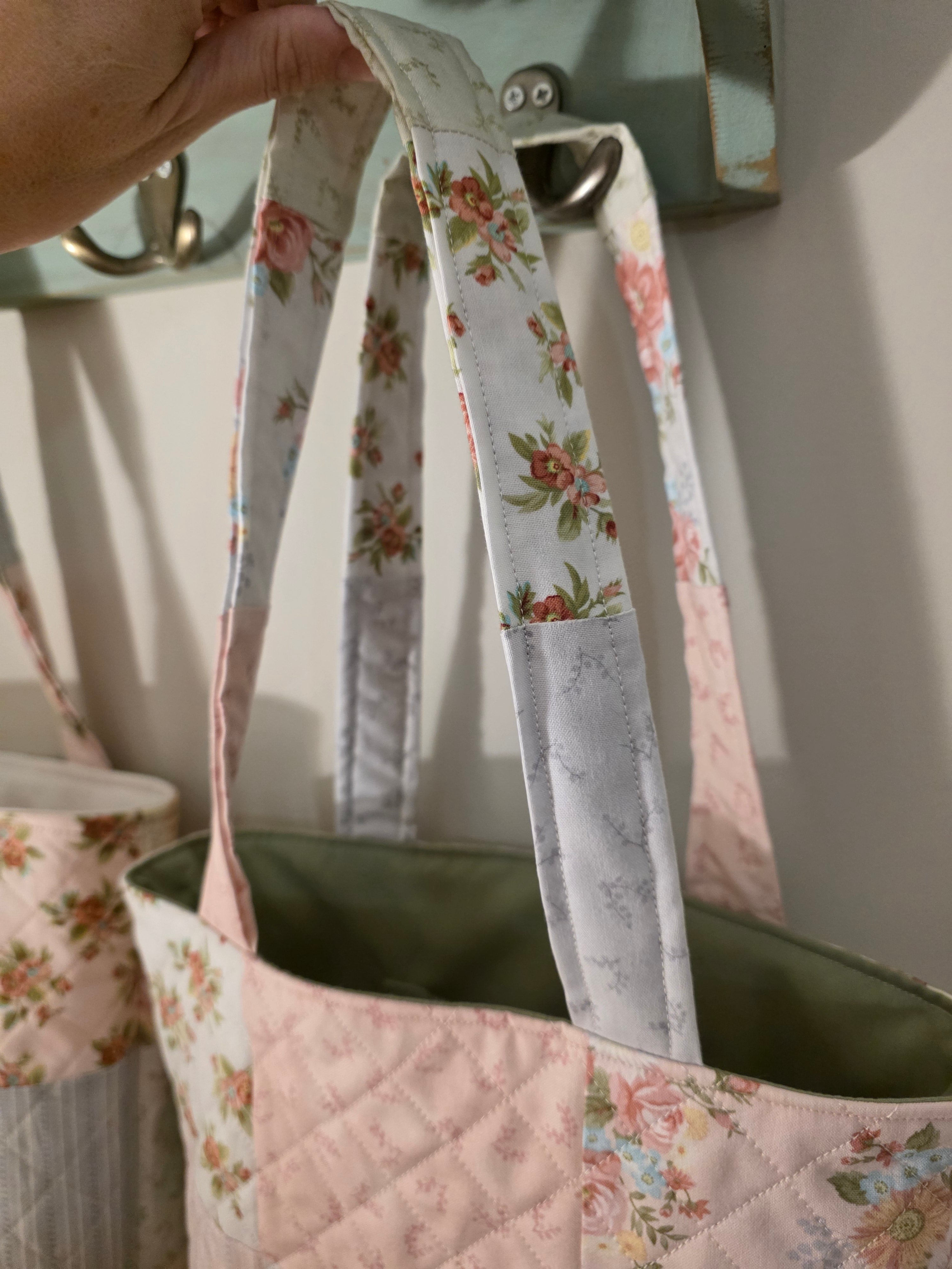 Shabby Chic Patchwork Quilted Tote Bag | Quilted Tote Bag | Library Bag | Shabby Chic Tote Bag | Everyday Tote Bag