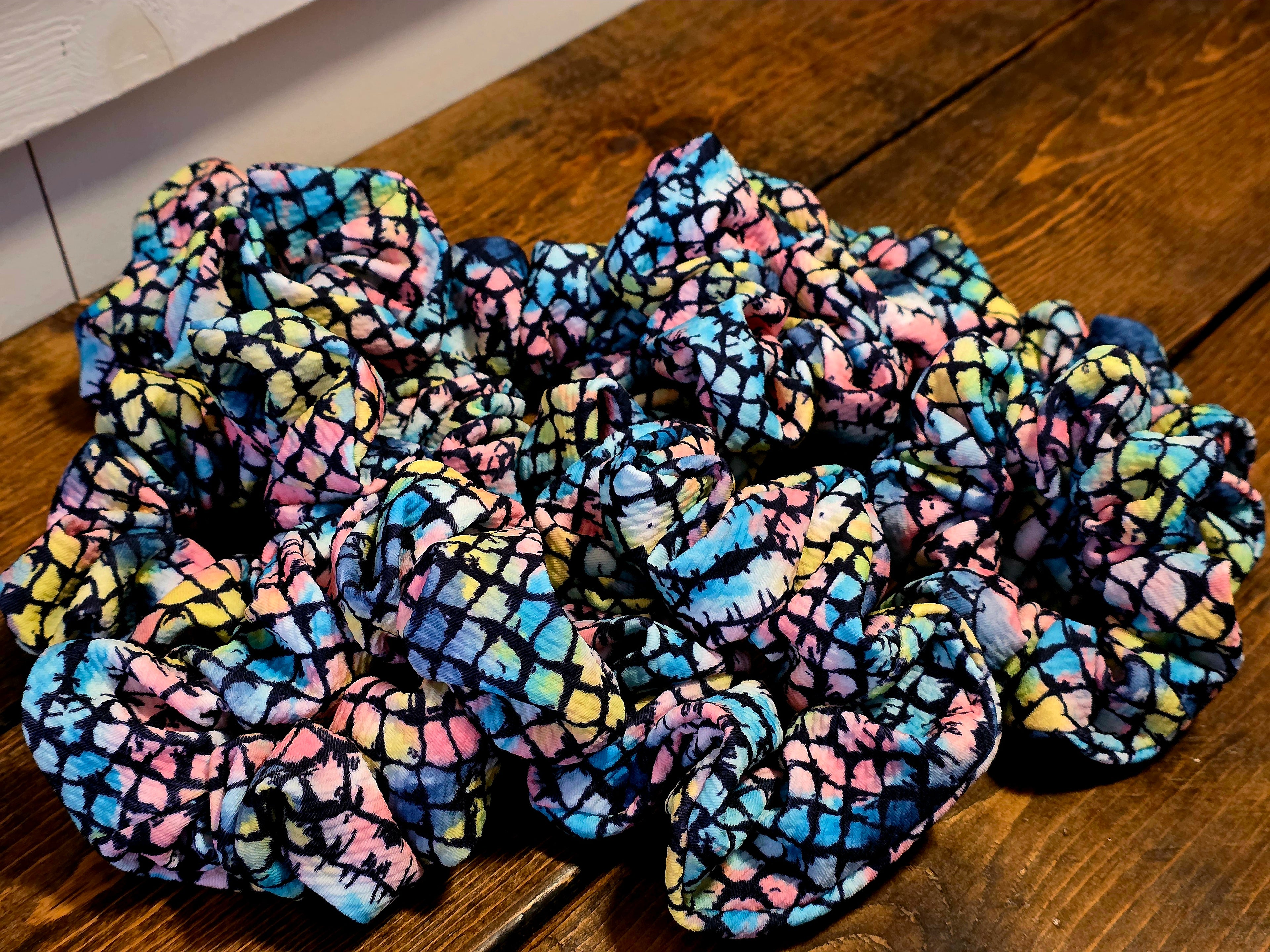 Stretchy Scrunchies | Colorful Scrunchies | Fun Scrunchies | Handmade Scrunchies