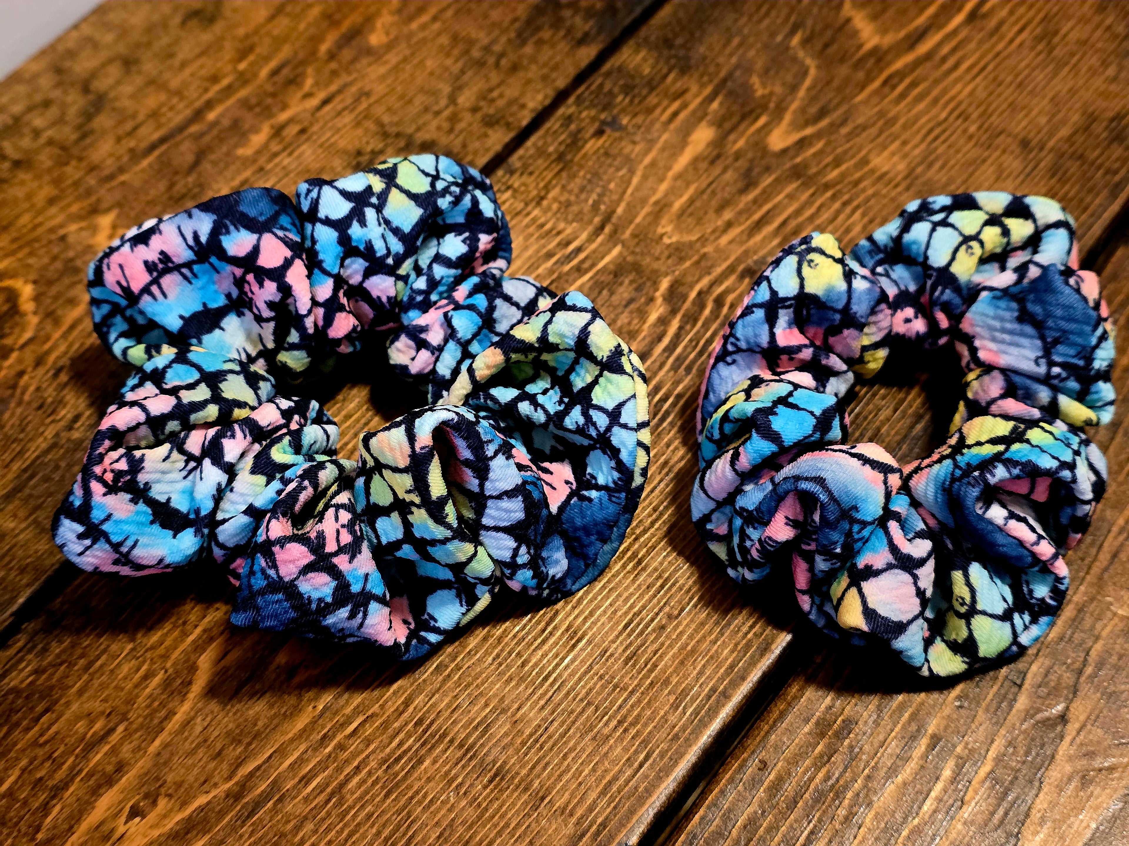 Stretchy Scrunchies | Colorful Scrunchies | Fun Scrunchies | Handmade Scrunchies