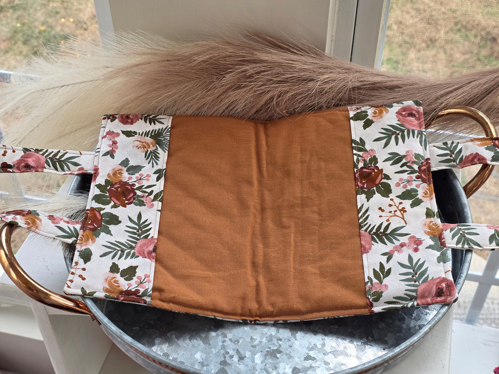 Quilted Bible/ Book Cover with Handles | Bible Study in Style | Book Club in Style