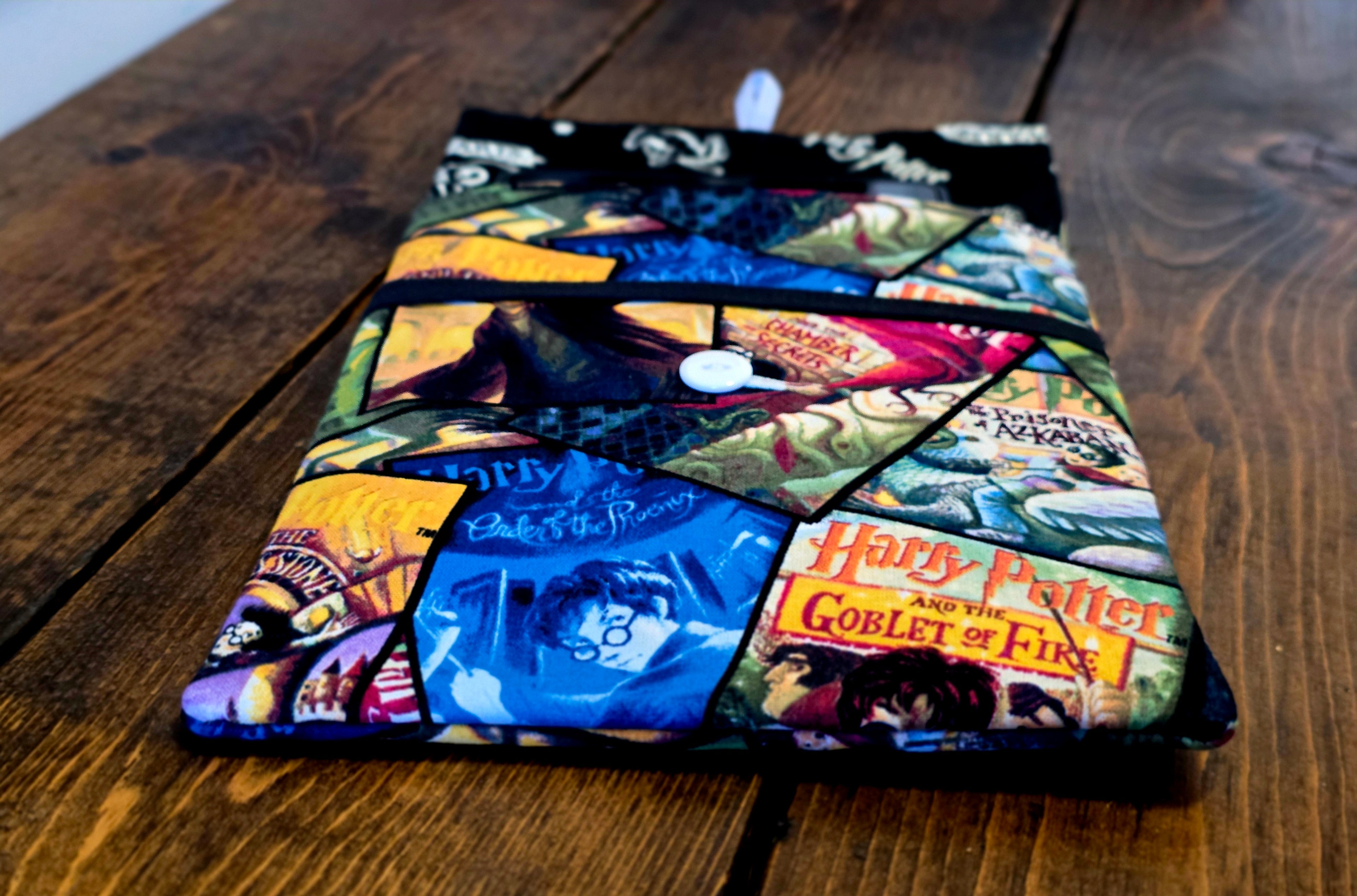 Kindle Sleeves | Kindle Cover | Handmade Kindle Protector | Button Over Kindle Sleeve