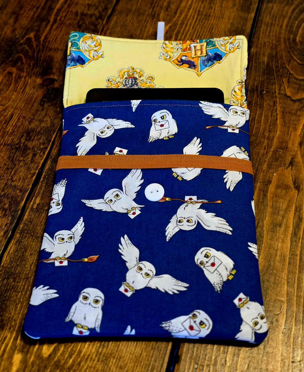 Kindle Sleeves | Kindle Cover | Handmade Kindle Protector | Button Over Kindle Sleeve
