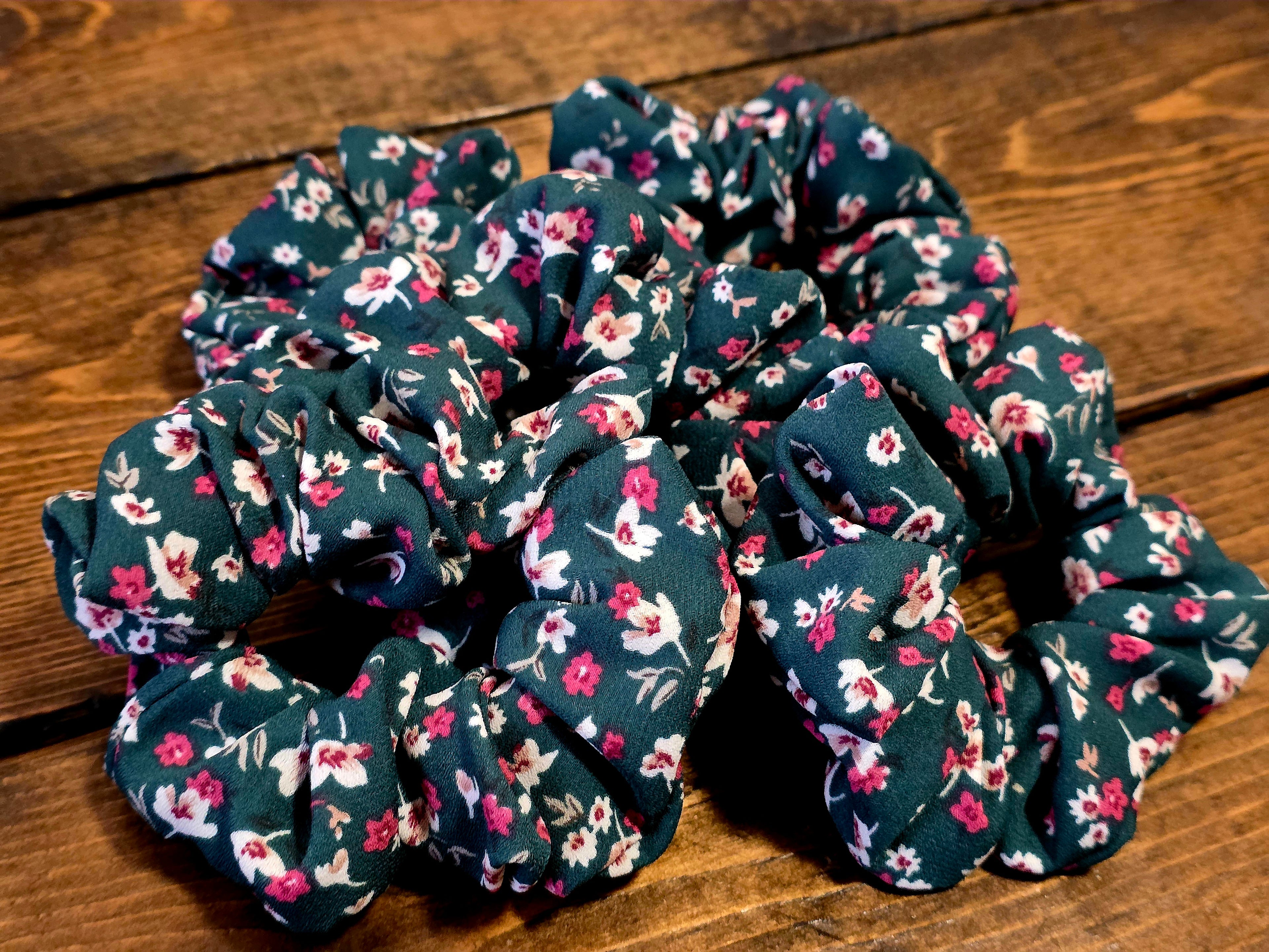 Chiffon Scrunchie | Floral Chiffon Scrunchie | Animal Print Scrunchie| Bohemian Scrunchie
